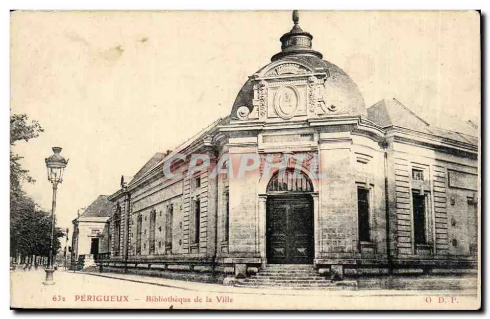 Périgueux — Stadsbibliotheek — O.D.P. n° 632 - Voorkant