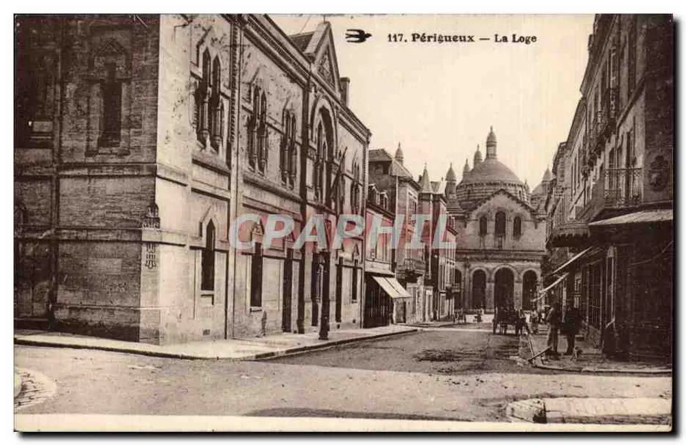 Périgueux — A Loge — Editor anônimo, n° 117 - Frente