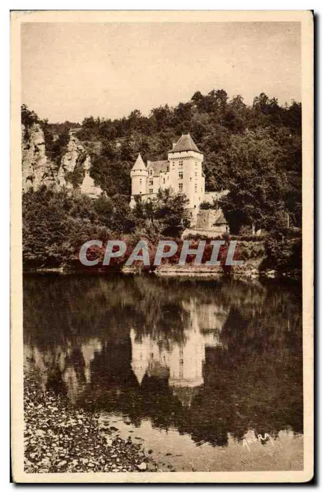 Castelo de la Malartrie — La Roque-Gageac (Dordogne) — Les Arts Graphiques, Toulouse - Frente