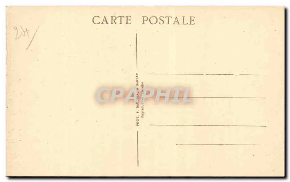 Domme - Ehemaliges Hotel des Gouverneurs — La Dordogne Pittoresque — P.D.S. (Verlag) - Rückseite