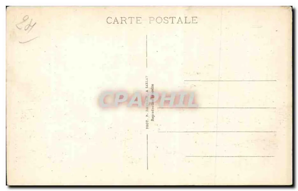 Castelo feudal de Castelnau (em Sarladais) — A Dordogne Pitoresca — Fot. F. Darbey, A. Sarlat - Verso