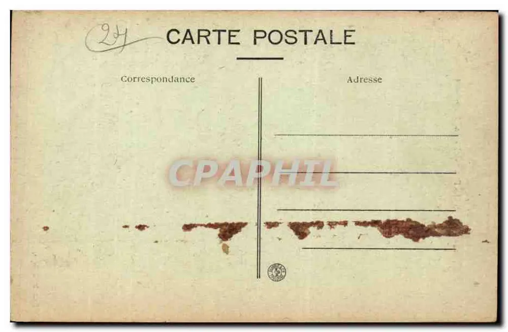Mühle von Saint-Mesmin an der Auvèzère — Ansichtskarte Nr. 33 - Rückseite