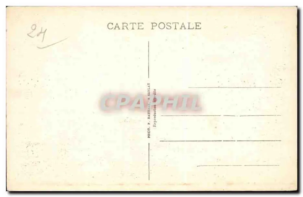 Château de Montfort und die Dordogne (in Sarlat) — P.D.S. — Die pittoreske Dordogne - Rückseite