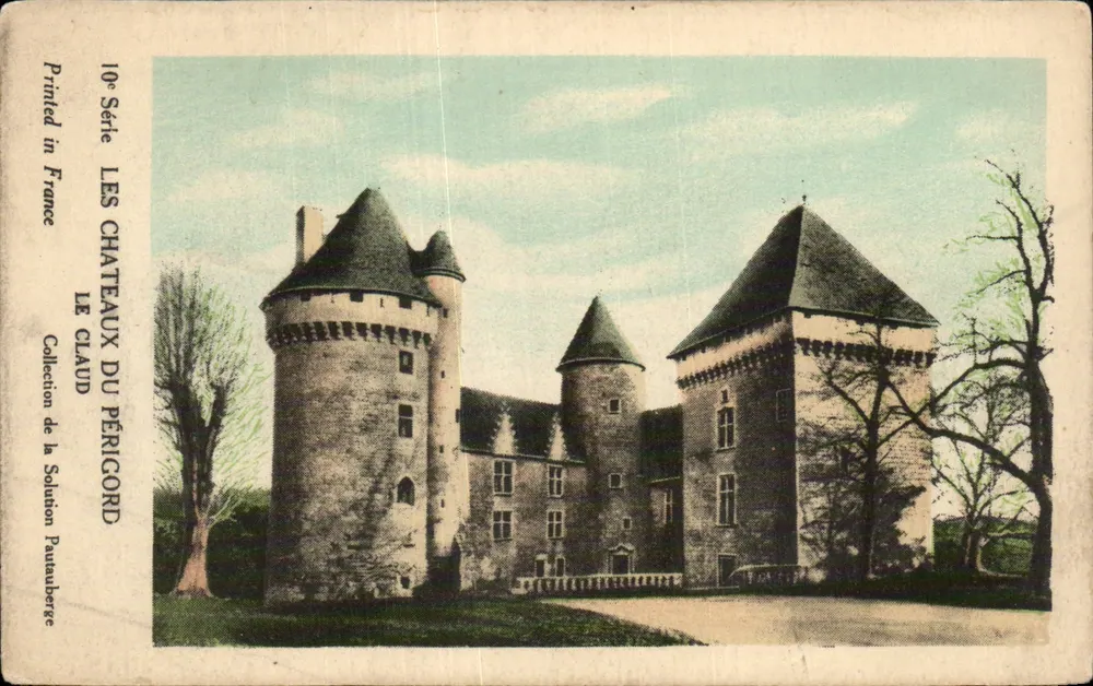 Le Claud — Castelo do Périgord — Coleção da Salutation Pauauberge, 10ª Série - Frente