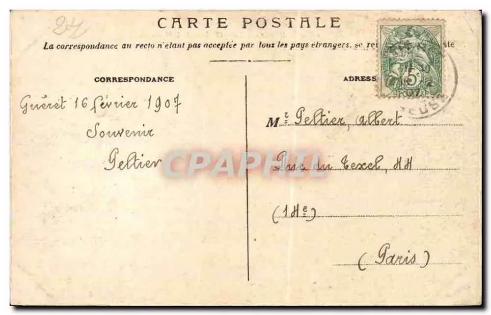 Castelo de Bridoire — Dordogne — A. Astruc, fot. edit. Bergerac, n° 443 - Verso