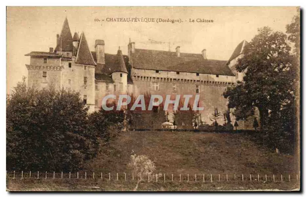 Castelo-Pévèle (Dordogne) — O Castelo — Editor não identificado, n° de série 10 - Frente