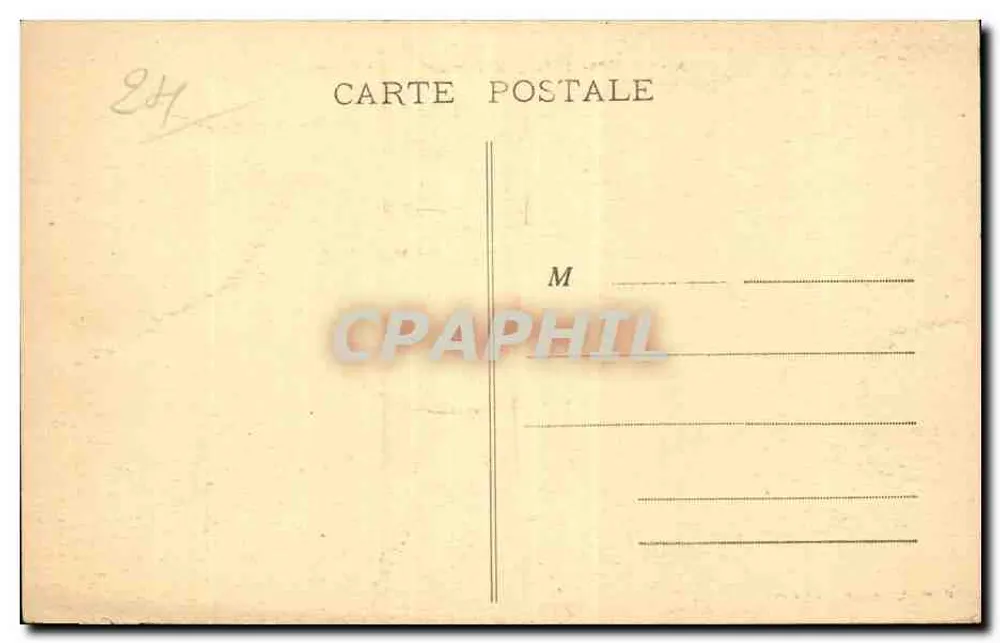 Castelo-Pévèle (Dordogne) — O Castelo — Editor não identificado, n° de série 10 - Verso