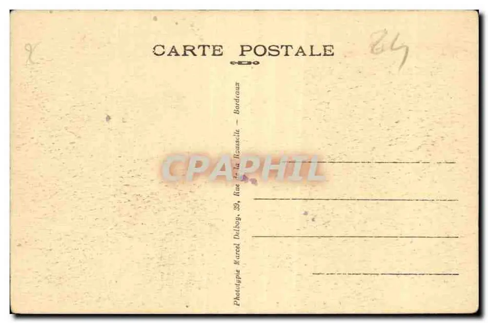 Saint-Aulaye (Dordogne) — O Castelo — M. D. - Verso
