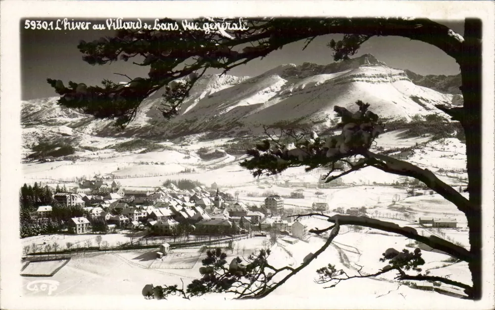 Villard-de-Lans — Allgemeiner Blick im Winter — CAOP - Vorderseite
