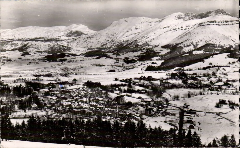 Villard-des-Lans (Isère) — Vista do teleférico — Edição 'Art Photo' - Frente
