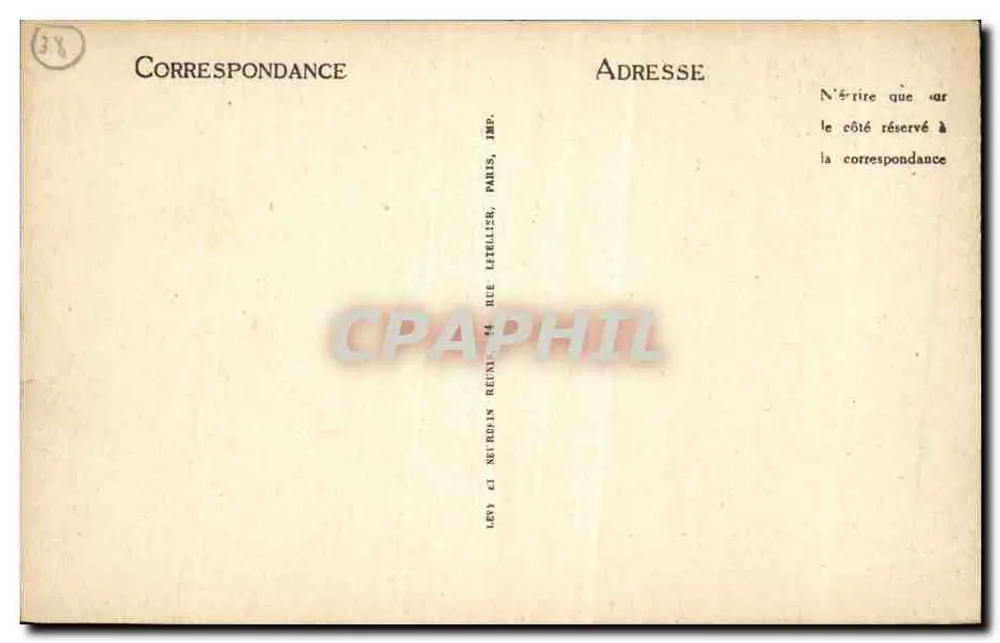Villard-de-Lans — Vista geral e o Moucherotte — LL - Verso