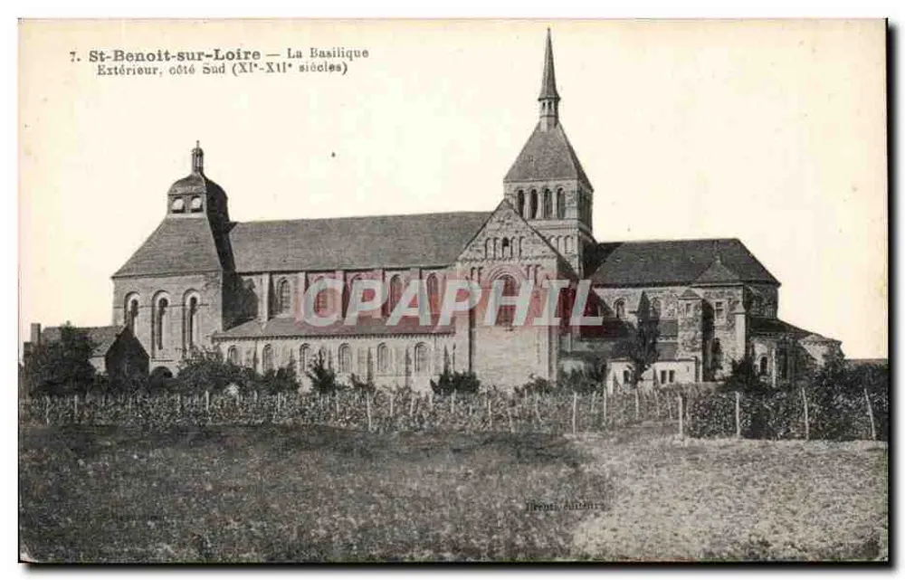 St-Benoît-sur-Loire — Die Basilika — Verlag: H. Fery, A. Tournat, Toulouse - Vorderseite