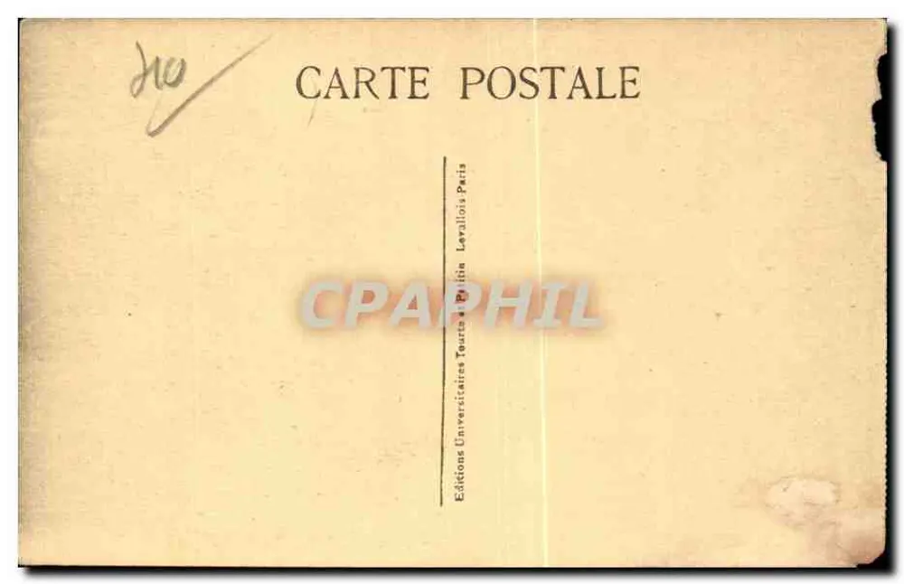 Pony - Candes. Wiege von Saint-Vincent-de-Paul — Altersheim. Éditeur : Éditions Universitaires Touraïs & P. Levallois, Paris. N° 16. - Rückseite