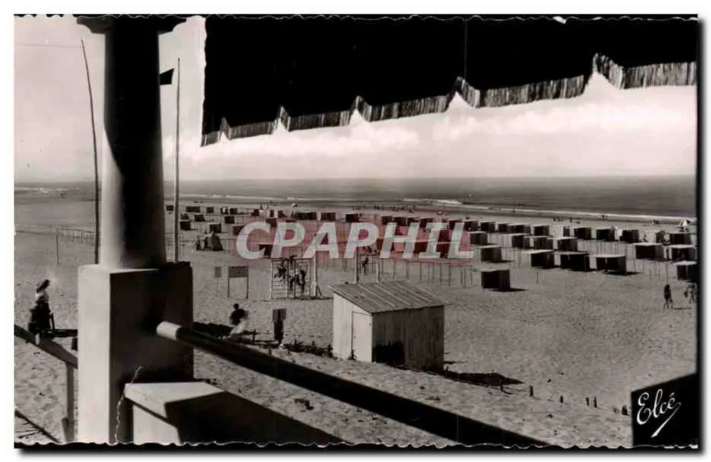 Ansicht der Strand von Vieux Boucau — Elcé — Nr. 5216 - Vorderseite