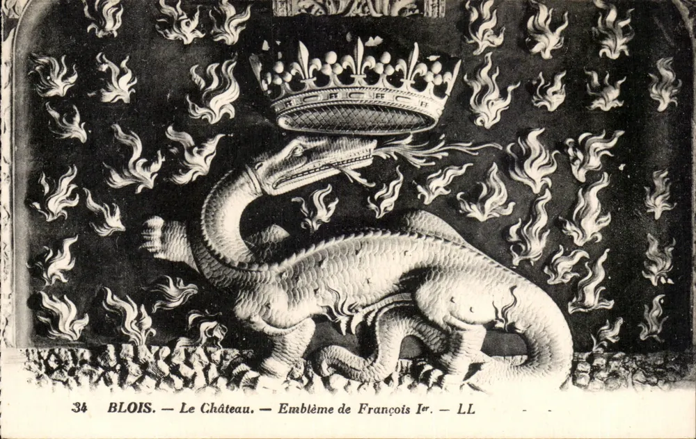 Blois — Das Schloss — Wappen von François Ier — LL - Vorderseite