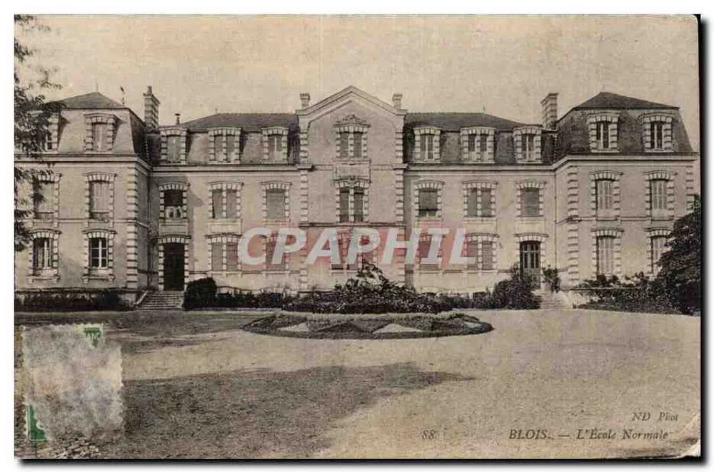 Blois — Szkoła Normalna — ND Phot - Awers