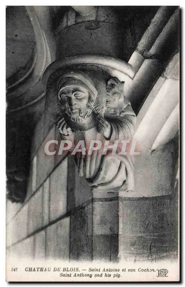 Schloss Blois — Saint Antoine und sein Schwein — ND Fotografie - Vorderseite