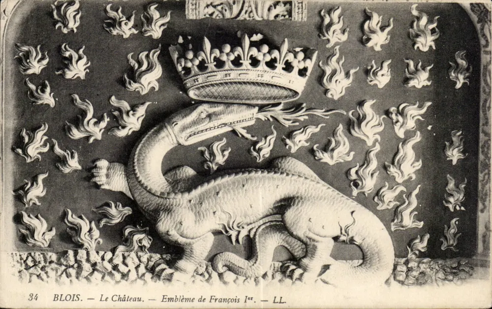 Blois — Das Schloss — Wappen von François Ier — LL. - Vorderseite