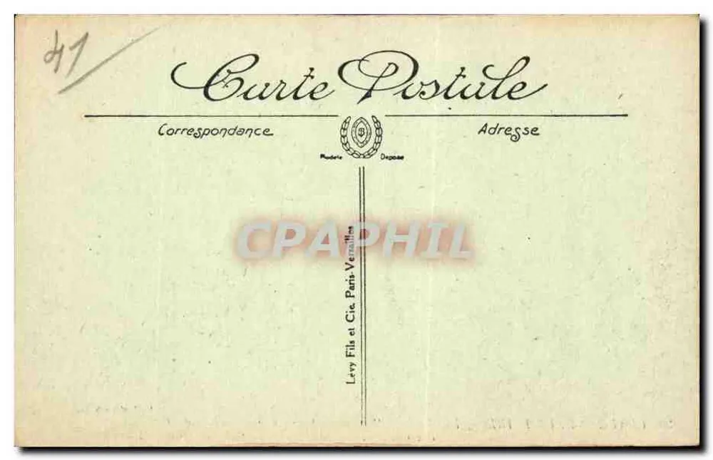Chaumont-sur-Loire — Das Schloss (Historisches Monument) — Ratssaal — Verlag L. Cail (Nr. 38) - Rückseite