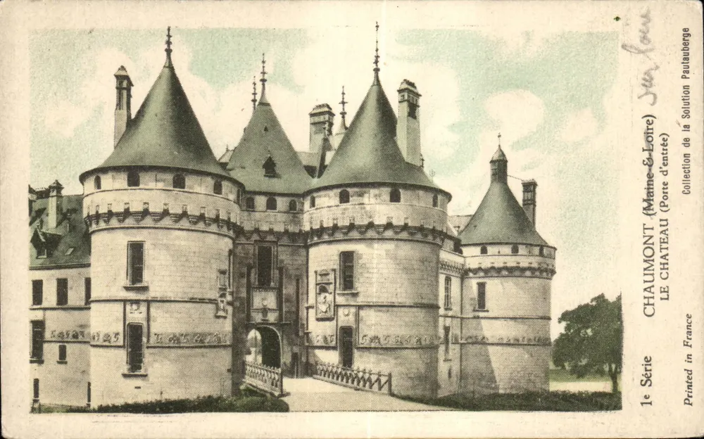 Castelo de Chaumont (Maine-et-Loire) — Porta de entrada — 1ª Série, Paul Tauberge - Frente