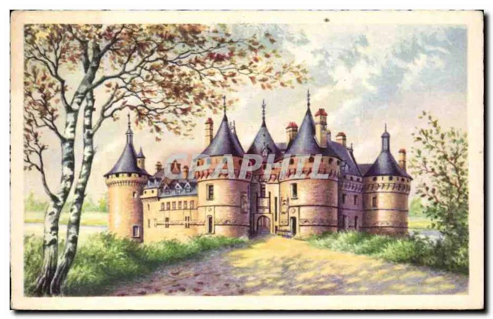 Castelo de Chaumont (Loire-et-Loire) — vista geral — Éditions Supertuxe-Paris - Frente