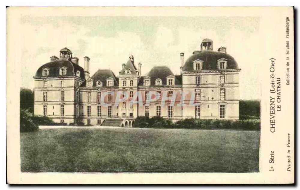 Cheverny — O Castelo — Coleção da Solução Pasteauerge - Frente