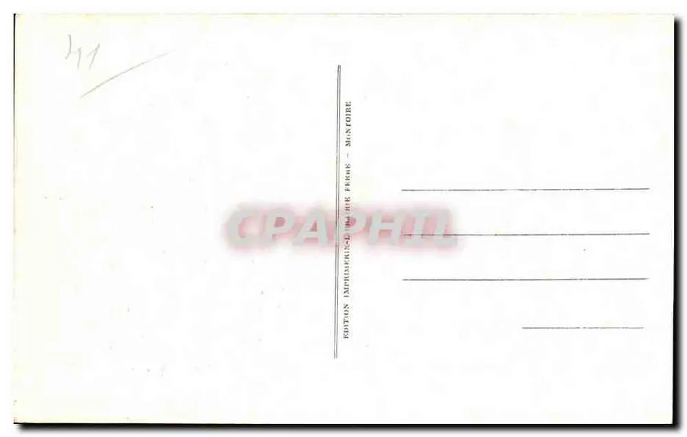 Montoire (Loir-et-Cher) — Die Brücke über den Loir (Westseite) — Druckerei-Buchhandlung Ferré, Montoire - Rückseite