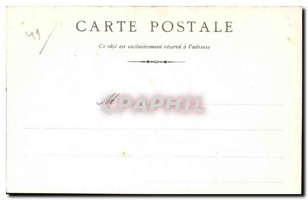 Vendôme — Hotel de Ville — editor não identificado - Verso