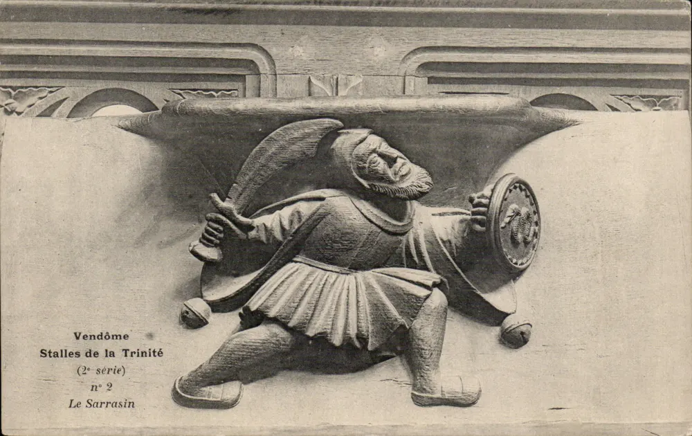 Stalles della Trinità — Vendôme — Il Saraceno (2a serie, n°2) - Recto