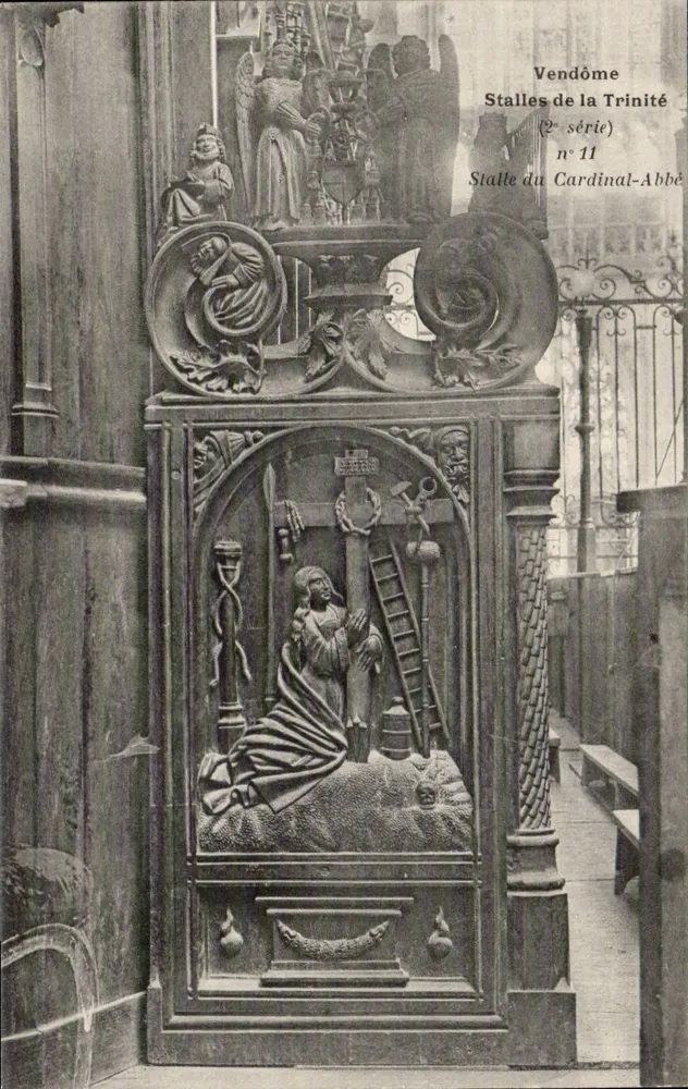 Stall des Kardinal-Abts — Vendôme, Stühle der Dreifaltigkeit, Nr. 11 — 2. Serie - Vorderseite