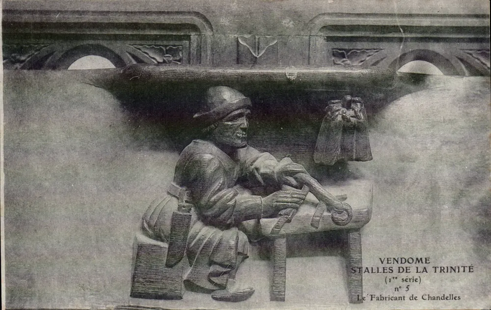 Vendôme - Stühle der Dreifaltigkeit — Der Kerzenhersteller — 1. Serie Nr. 5 - Vorderseite