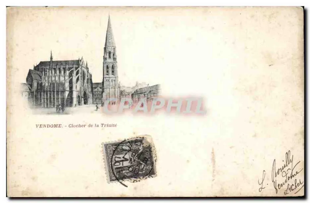 Vendôme - Clocher de la Trinité — éditeur L. Bonnille, Vendôme - Vorderseite