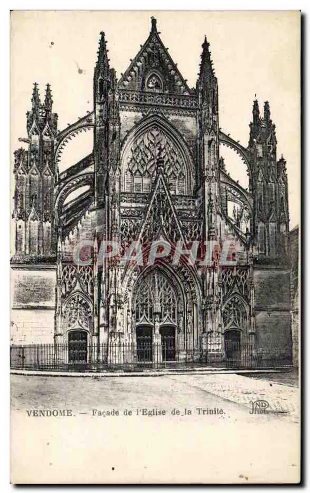 Vendôme — Fachada da Igreja da Trindade — J. P. (editor) - Frente