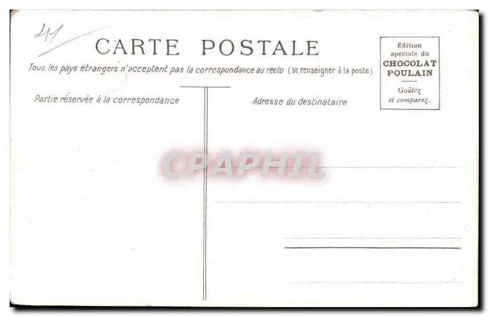 Castelo de Cheverus — Loir-et-Cher — Construção do século XVII — editor R. Roshal - Verso