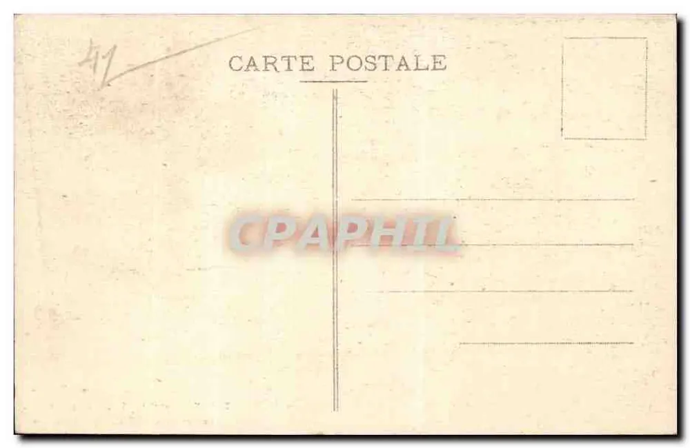 Talcy (Loir-et-Cher) — Innenraum des Schlosses, Zimmer von Catherine de Médicis — Verlag Gallault - Rückseite