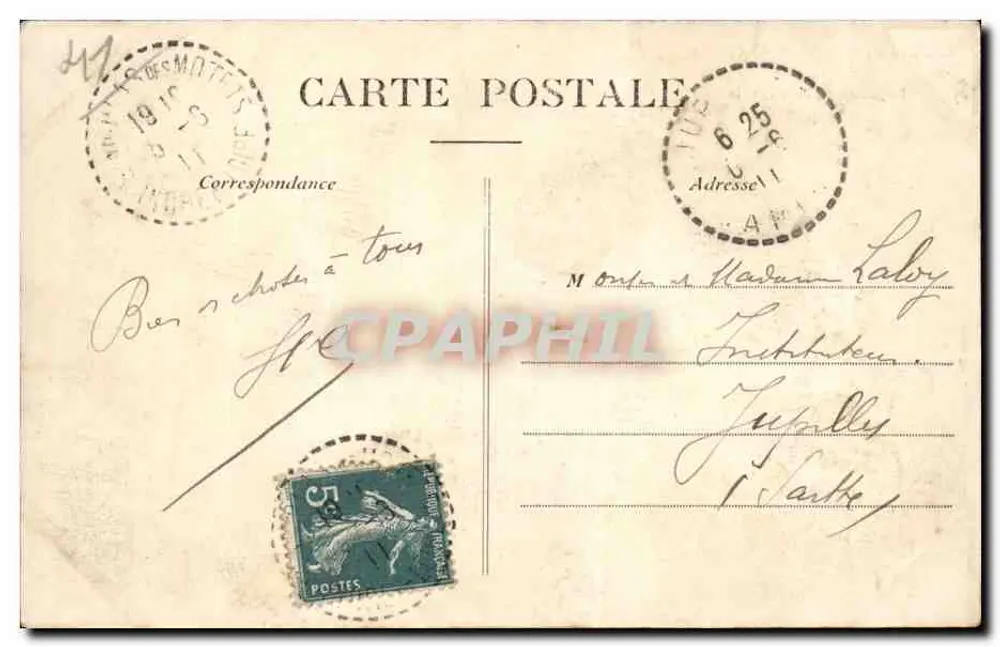 Castelo do Plessis — SANTENAY (L.-et-Ch.) — FACHADA SETENTRIONAL - Verso