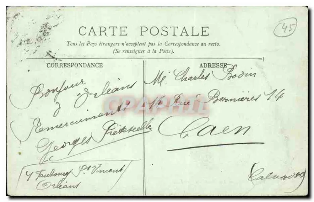Orléans — Les Tourelles — LL. - Verso