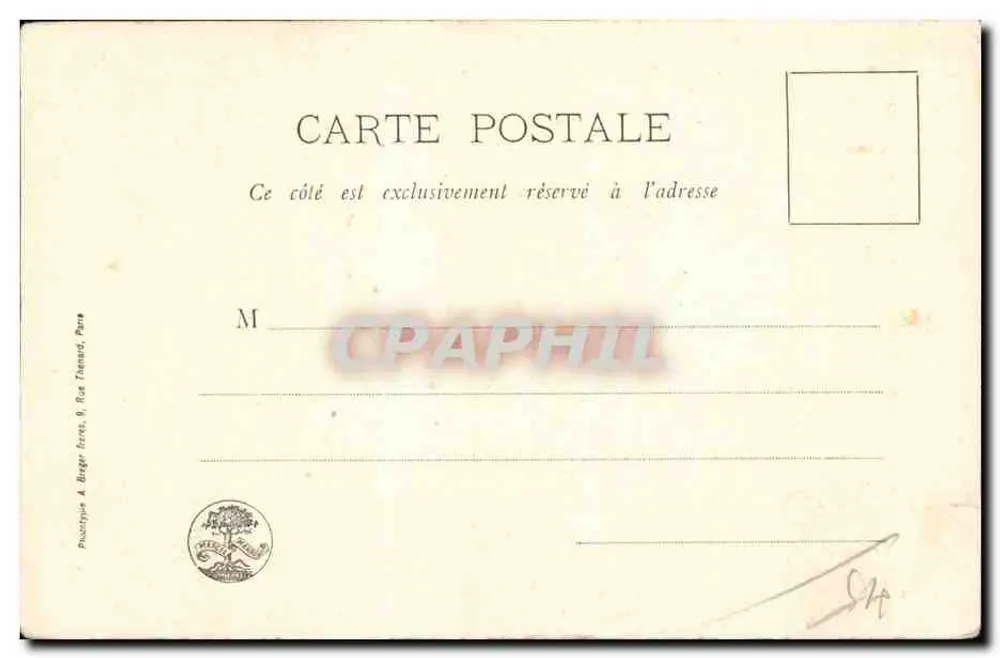 Orléans — Ruínas da capela São Jacó — Coleção Orléanaise Marcel Marron (depositada) - Verso
