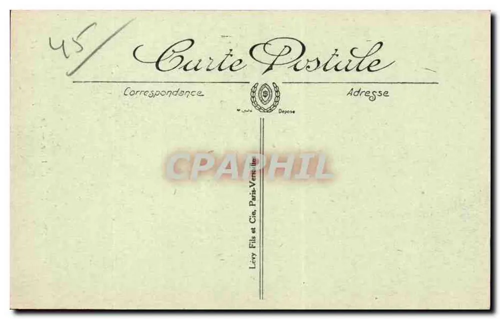 Orléans — Rathaus — Empfangssaal — Kamin - Rückseite