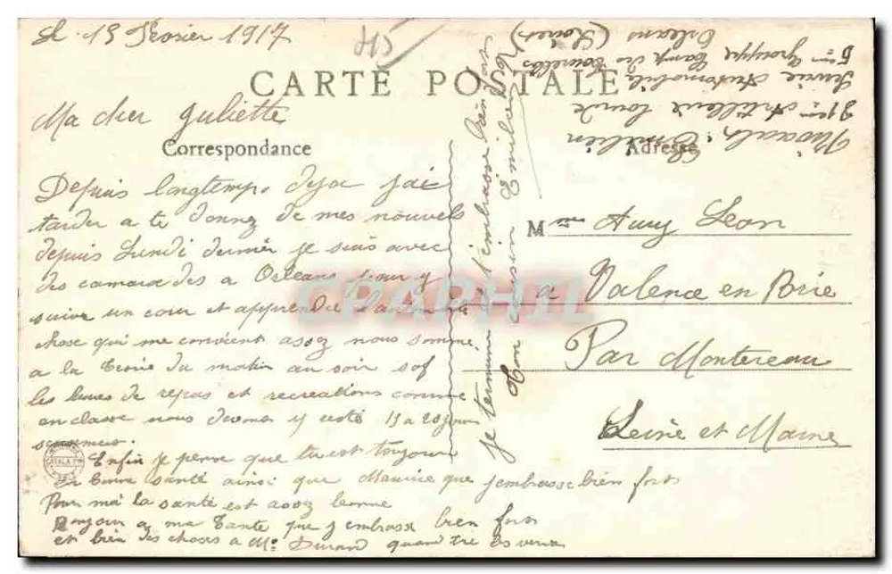 Orléans - Place du Martroi - Rue de la République — Th.G. n°815 - Rückseite
