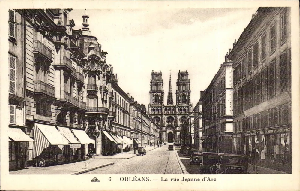Orléans — A rua Jeanne d'Arc — Editora - Frente