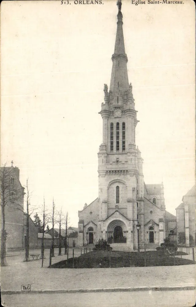 Orléans — Igreja de Saint-Marceau — ThG, n°513 - Frente