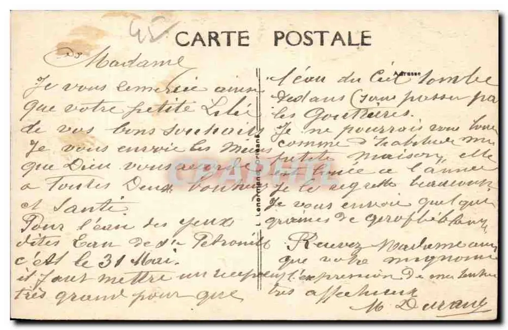 Châteauneuf-sur-Loire (Loiret) — O Templo do Amor — editor DRLANDS - Verso