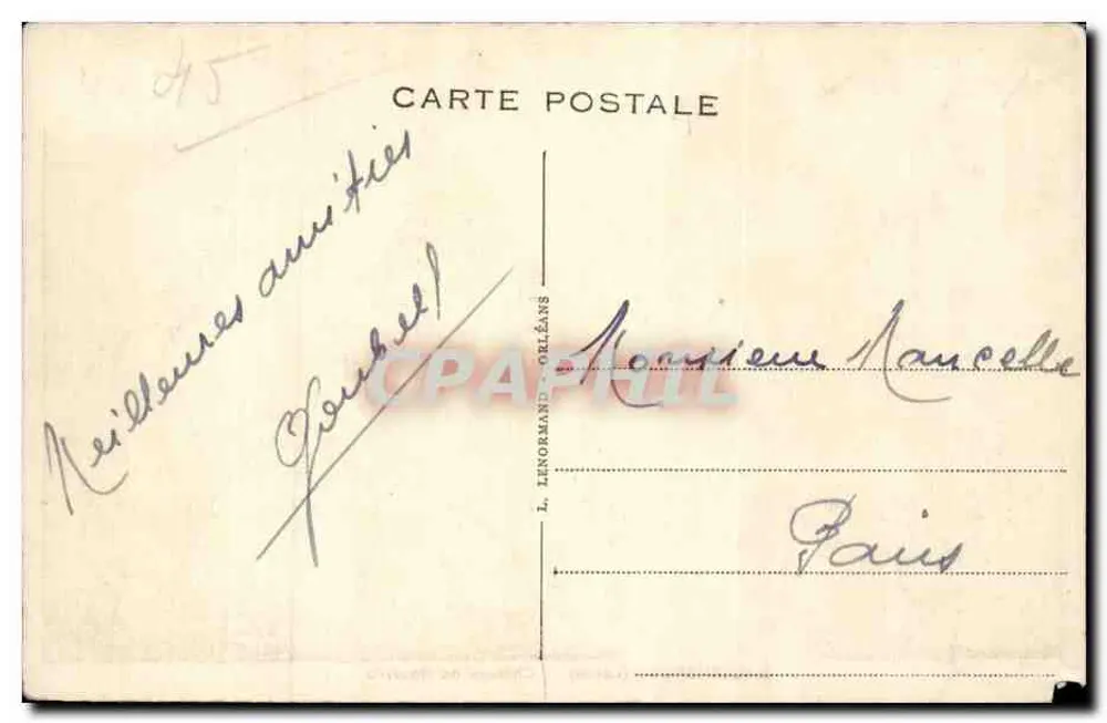 Malesherbes (Loiret) — Castelo de Rouville - Verso