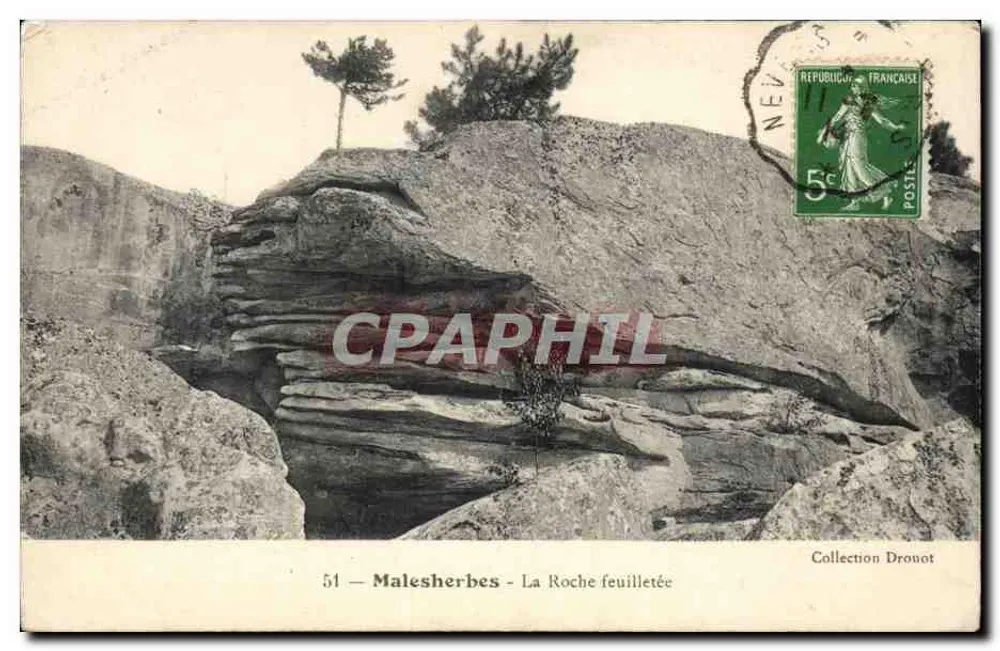 Malesherbes - A Rocha Folheada — Coleção Dronot - Frente