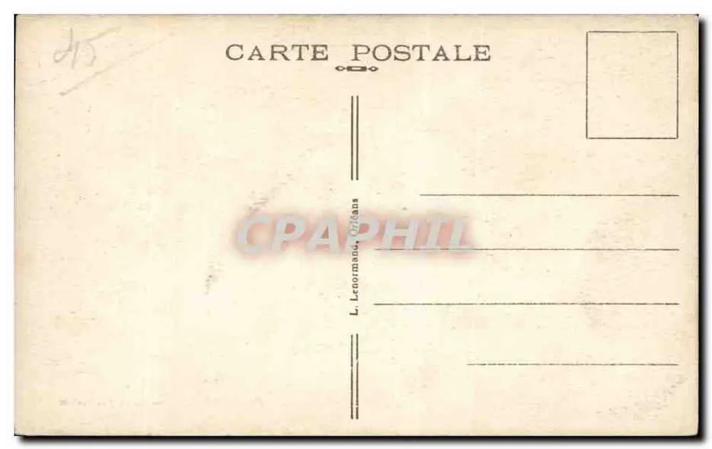 Malesherbes (Loiret) — As Rochas — L. Lenormand, Orléans - Verso