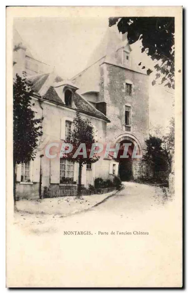 Montargis — Porta dell'antico Castello — Cartolina moderna - Recto