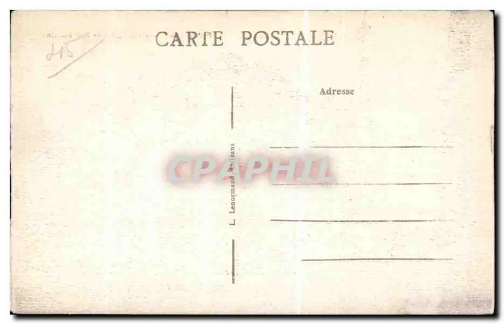 Montargis (Loiret) — Église de la Madeleine — éditeur L. Lenormand Réjans - Verso