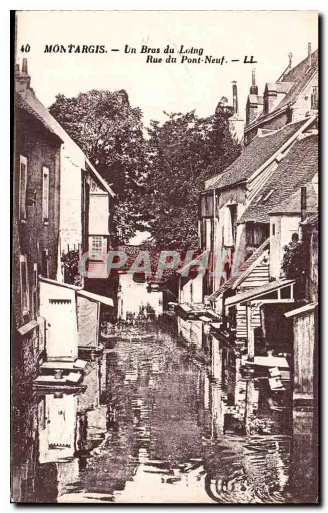 Montargis — Ein Zweig des Loting — Rue du Pont-Neuf — LL - Vorderseite
