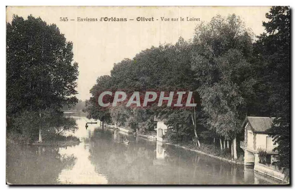 Um Orleans — Olivet — Ansicht des Loiret — Moderne Ansichtskarte Nr. 545 - Vorderseite